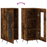Sideboard Smoked Oak 34.5x34x90 cm Engineered Wood 828769