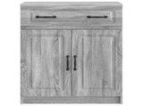 Sideboard Grey Sonoma 66 x 34.5 x 87 cm Engineered Wood 895791