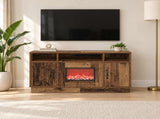 Electric Fireplace Old Wood 100 x 33 x 55 cm Engineered wood 8020997