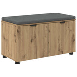 Hall Bench Artisan Oak 80 x 38 x 46 cm 891487