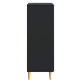 Sideboard Black 66 x 34.5 x 95 cm Engineered Wood 895126