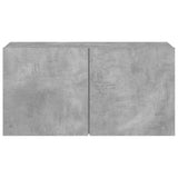TV Cabinet Wall-mounted Concrete Grey 80x30x41 cm 836958