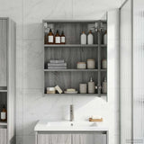 Bathroom Mirror Cabinet Grey Sonoma 50 x 14.5 x 70 cm 889044