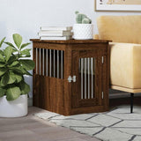 Dog Crate Furniture Brown Oak 45x62x59 cm Engineered Wood 838315