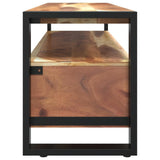 321551 TV Cabinet 120x35x45 cm Solid Wood with Honey Finish