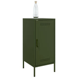 Sideboards 2 pcs Olive Green 36x39x79 cm Steel 843021