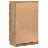 Drawer Cabinet Artisan Oak 60x36x103 cm Engineered Wood 855997