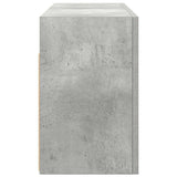 Bathroom Wall Cabinet Concrete Grey 80x25x40 cm Engineered Wood 860088