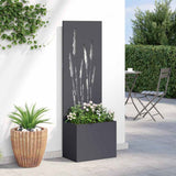 Garden Privacy Screen Anthracite 50 x 150 cm Cold-rolled steel 876464
