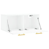 Wall Cabinet White 80x36,5x35 cm Engineered Wood 830060