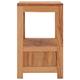 bedside Cabinet 40x30x50 cm Solid Teak Wood 287228