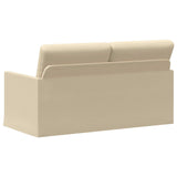 2 Seater Sofa Cream 150 x 81 x 82 cm Fabric 42041080