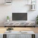 TV Cabinet Concrete Grey 150x36x30 cm Engineered Wood 829176