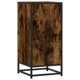 Sideboard Smoked Oak 35.5x35x76 cm Engineered Wood and Metal 848956