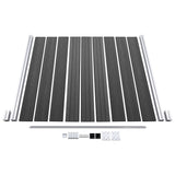Fence Panel Set WPC 526x186 cm Black 3070430
