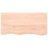 Basin Shelf Wall Mounted Steel and Solid Wood Oak 3302602