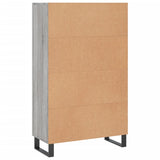 Highboard Grey Sonoma 69.5x31x115 cm Engineered Wood 830354