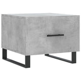 Coffee Tables 2 pcs Concrete Grey 50x50x40 cm Engineered Wood 829453