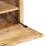 Shoe Storage Bench 85x40x45 cm Solid Mango Wood 337827