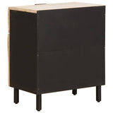 Bedside Cabinet White 50 x 33 x 60 cm Solid Mango Wood 4017872