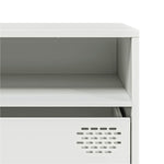 ZNTS TV Cabinet White 202x39x43.5 cm Cold-rolled Steel 851351