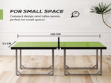 6ft Table Tennis Table, Ping Pong Table with Net, Foldable and Portable Ping Pong Set for Indoor T3398P425041
