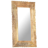 Mirror 80x50 cm Solid Mango Wood 321636