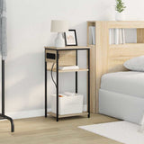 Bedside Cabinet Sonoma Oak 41 x 28 x 76 cm Engineered Wood 859576