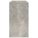 Desk with Drawer&Cabinet Concrete Grey 100x40x73 cm Engineered Wood 342654