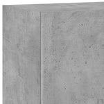 5 Piece TV Wall Units Concrete Grey Engineered Wood 3216492