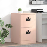 File Cabinet Geometric Pink 44 x 50 x 74.5 cm Cold-Rolled Steel 891593