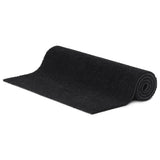 Door Mat Black 90x150 cm Tufted Coir 155580