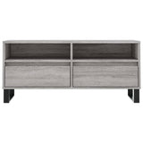 TV Cabinet Grey Sonoma 100x34.5x44.5 cm Engineered Wood 831250