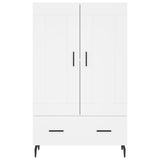 Highboard White 69.5x31x115 cm Engineered Wood 830340