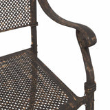 Garden Table Set 3 pcs Bronze Cast Aluminium 3334740
