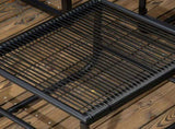 10 Seater Rattan Cube Garden Furniture Set, Rattan Dining Set with Cushions, Outdoor Dining Table T3398P318626