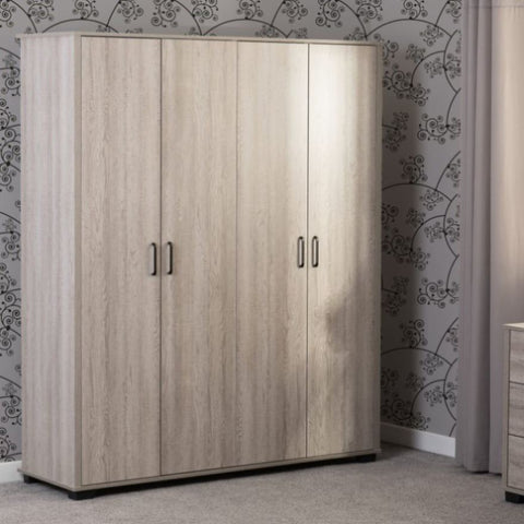 ZNTS Oliver 4 Door Wardrobe 100-101-207