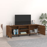 TV Cabinet Brown Oak 150x30x50 cm Engineered Wood 817506