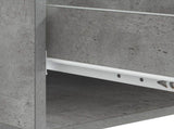 Coffee Table Concrete Grey 49 x 50 x 40 cm Engineered Wood 894278