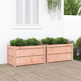 ZNTS Garden Planters 2 pcs Solid Wood Douglas 837466