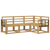 Outdoor Sofa Set 4 pcs White 187.5 x 128.5 x 73 cm 3387568