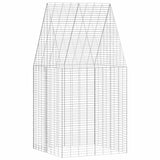 Rabbit Cage Silver 100 x 100 x 210 cm Galvanised Steel 42019240