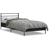 Bed Frame without Mattress Black 90x200 cm 845582