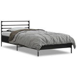 Bed Frame without Mattress Black 90x190 cm Single 845627
