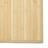 Rug Rectangular Light Natural100x300 cm Bamboo 376951