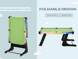 Folding Multi Gaming Table 4 in 1 Hockey, Football Table, Table Tennis, Billiards For Play Fun T3398P425070