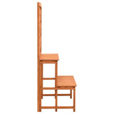 Trellis Planter with Shelves Orange 70x42x120 cm Solid Firwood 314842