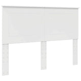 Headboard Gloss White 100 cm Engineered Wood 887620