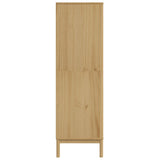 Wardrobe FLORO Wax Brown 77x53x171 cm Solid Wood Pine 374005