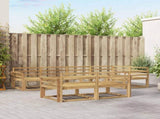 Outdoor Sofa Set 8 pcs White 329 x 170.5 x 73 cm 3386583